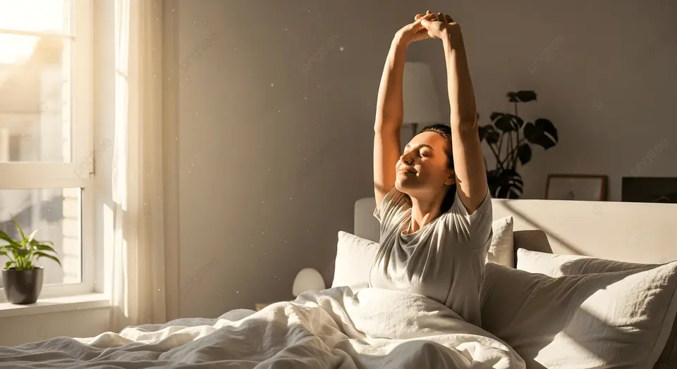 https://png.pngtree.com/thumb_back/fw800/background/20251031/pngtree-woman-stretching-in-bed-with-sunlight-streaming-through-the-window-image_20156886.webp